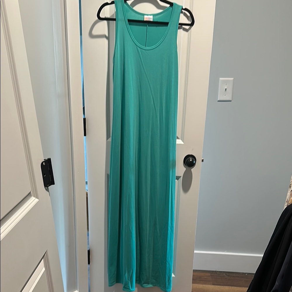 Teal Maxi Dress Lularoe Dani